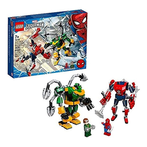 Lego Marvel Spider-man Vs Dr Octopus Batalla De Mecas 76198