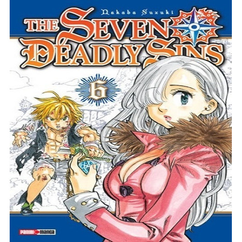 The Seven Deadly Sins, De Dakaba Suzuki., Vol. 6. Editorial Panini, Tapa Blanda En Español, 2022