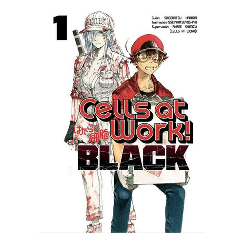 Cells At Work Black: Black, De Akane Shimizu. Serie Cells At Work, Vol. 1. Editorial Utopia, Tapa Blanda, Edición 1 En Español, 2023