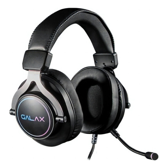 Auriculares USB para juegos Galax Rgb Sonar Series Snr-03 negros