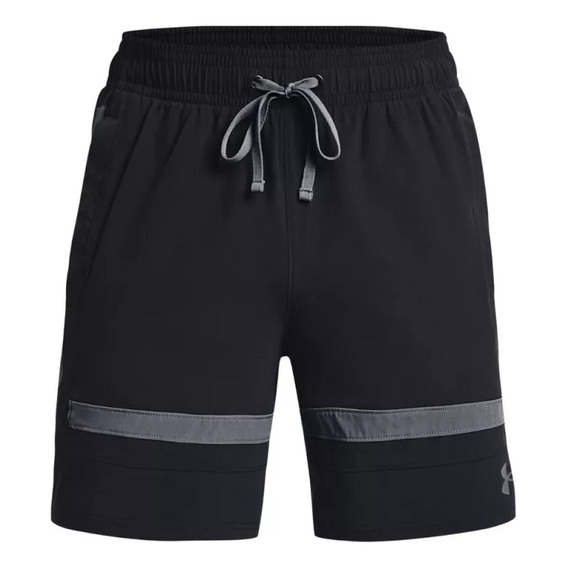 Short Basketball Under Armour Baseline Ii Negro Hombre 13773