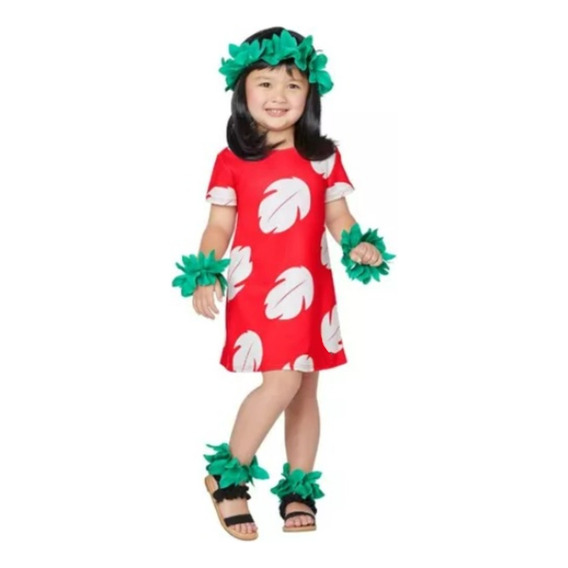 Cosplay - Disfraz Lilo Hawaiana - Disfraces Lilo Y Stich - Vestido Disfraz De Lilo - Disfraces Lilo Y Stitch - Traje De Lilo - Disfraces Para Niñas