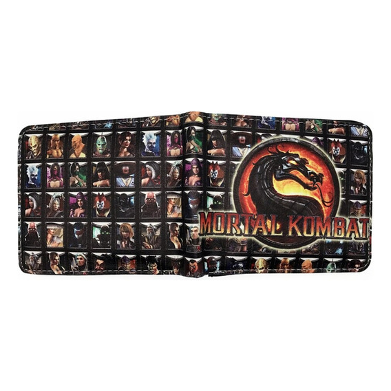 Billetera Mortal Kombat Full Impresión Digital 3d Importada