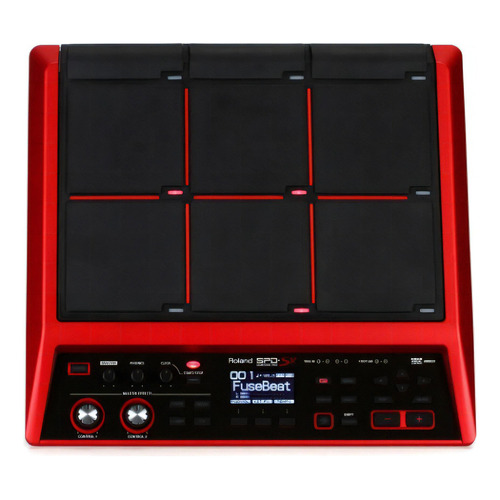 Batería electrónica Roland Spd Sx Se Special Edition Pad, color rojo
