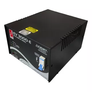 Regulador Voltaje Elevador 3000va 3kv Watt Potenciareal 110v Color Negro