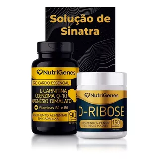 Solução De Sinatra Trio Cardio Essencial+d-ribose Nutrigenes