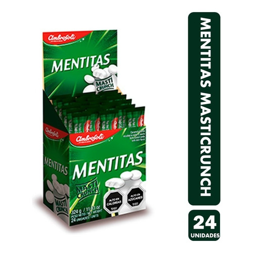 Display Caramelo Mentitas Masticrunch (display De 24 Un)