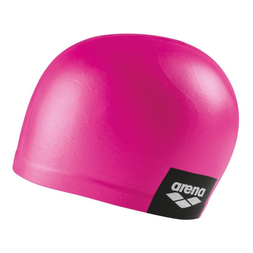 Gorra De Natación Arena Logo Moulded Fucsia Silicona Color Fucsia Diseño De La Tela Liso Tamaño Único