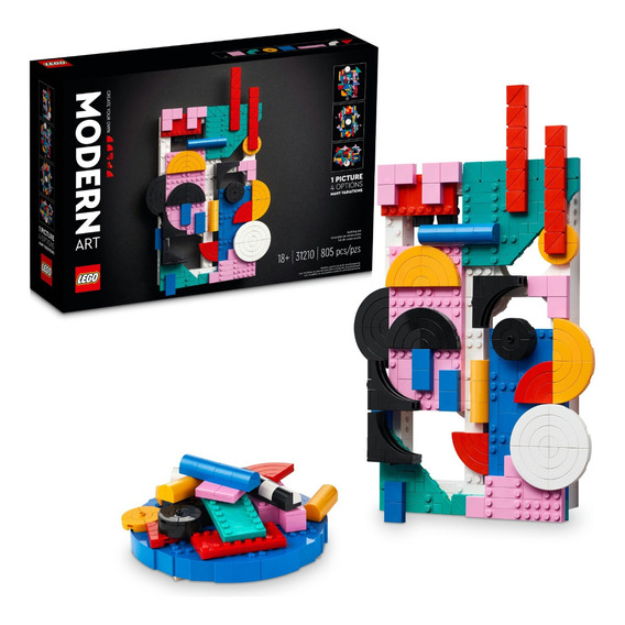 Kit De Construcción Lego Arte Moderno 31210 805 Piezas 3+