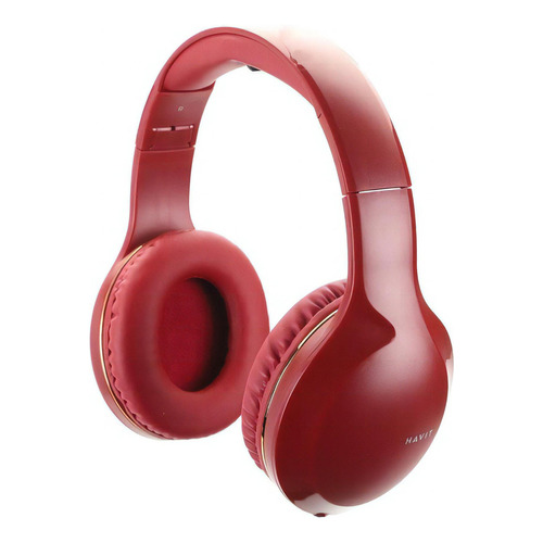 Auriculares Havit H100d Vincha Color Rojo