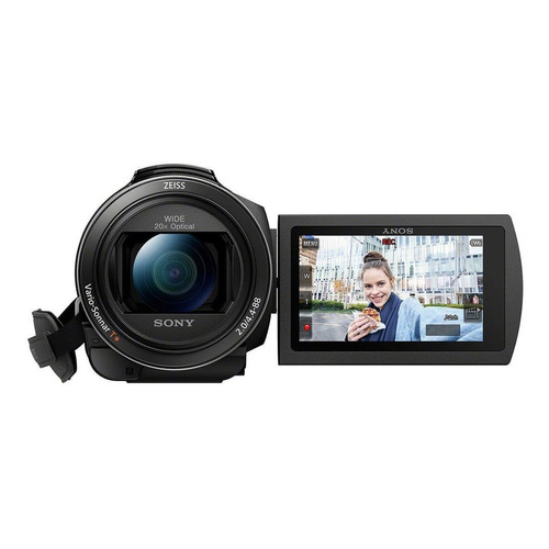 Handycam® 4k Ax43a Con Sensor Cmos Exmor R® Color Negro