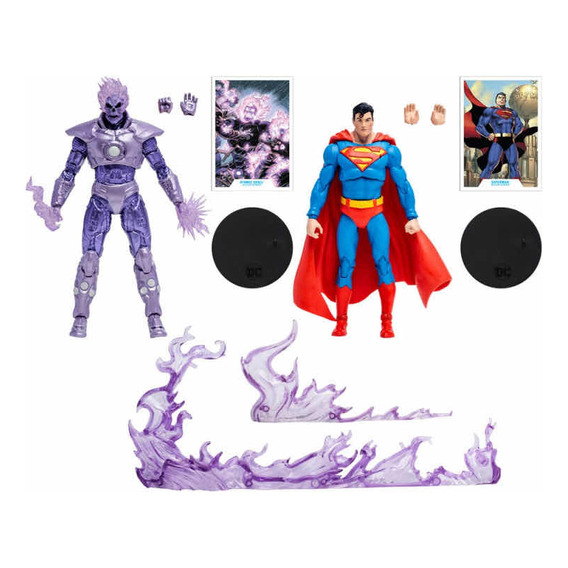 Mcfarlane Dc Action Comics -atomic Skull Vs Superman 2 Pack