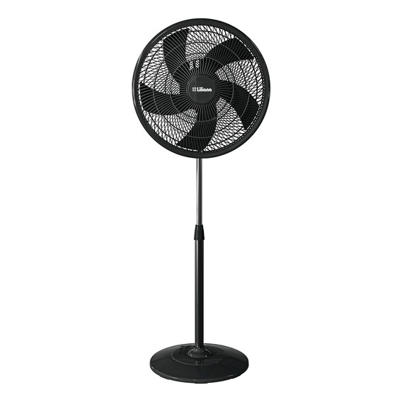 Ventilador De Pie Liliana Vp20p 90w 5 Aspas Diámetro 20 Estructura Negro Aspas Negro Diámetro 20 " Material de las aspas Plástico