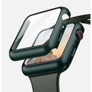 Capa Com Vidro Integrado Para Apple Watch 45mm - Verde