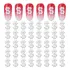 Wokoto 100 Piezas 3d Plata Signo De Dinero Encantos De Uñas 