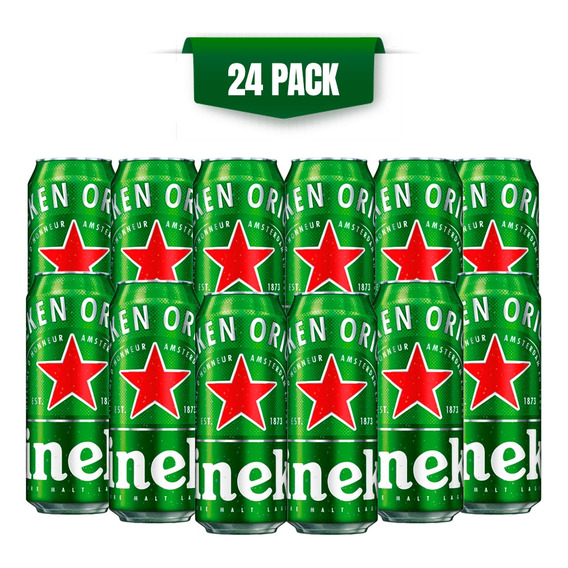 Cerveza Premium Heineken 4x6 Lat 16oz