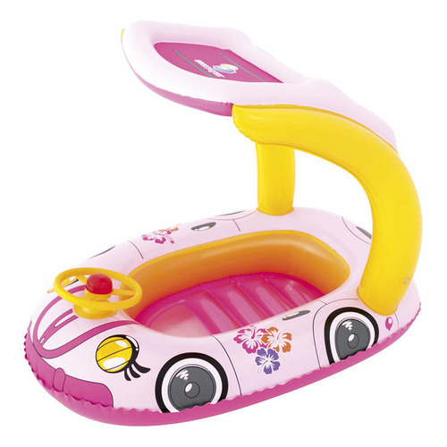Boya inflable para coche infantil Bestway, color rosa