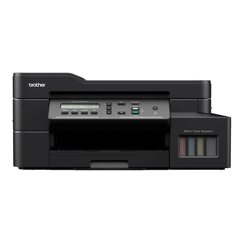 Impresora portátil a color multifunción Brother DCP-T820DW con wifi negra 220V - 240V