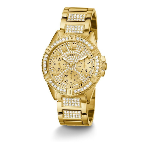 Reloj Para Mujer Guess Lady Frontier W1156l5 Color Dorado