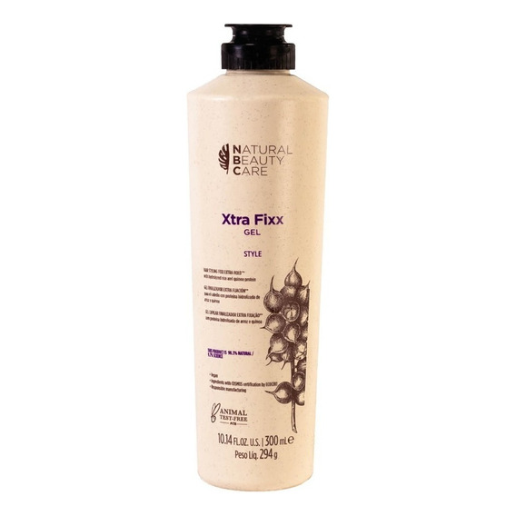 Nbc Xtra Fixx 300 Ml Gel Finalizador De Máxima Fijación Y Aspecto Humedo Con Ingredientes Naturales