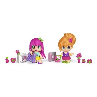 Pinypon Amigas De Shopping Set 2 Figuras Con Accesorios