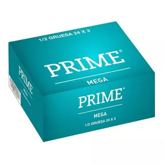Preservervativos Prime Mega 24x3 (72 Unidades)
