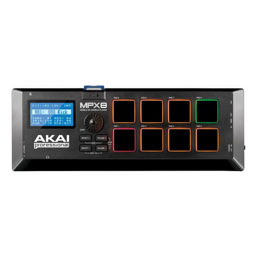 Akai Mpx8 Controlador Launchpad Usb Pc Mac Memoria Sd 8 Pads