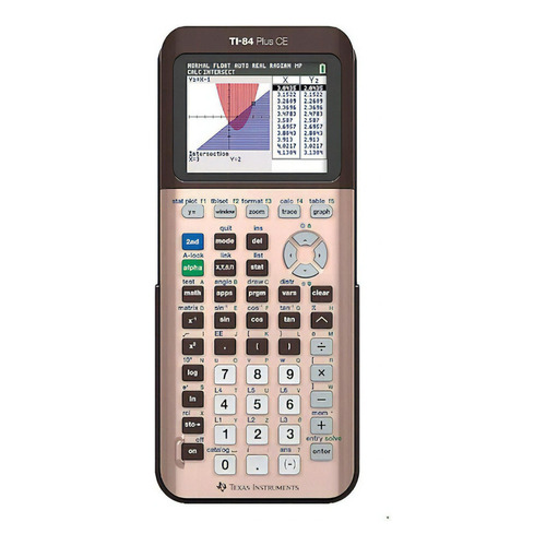 Calculadora Grafica Texas Ti-84 Plus Ce Color Rosa Claro