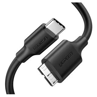 Cable Ugreen Micro Usb 3.0 To Usb-c 3.1 3a Cable   20103 /us312 Con Entrada Usb Tipo C Salida Micro Usb B