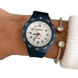 Reloj Mistral Unisex Modelo Lax-aal  Sumergible Luz Garantia