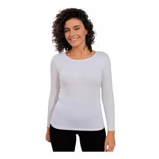 Camiseta Dama M/l Bamboo Ecológica Hipoalergénica Bambu