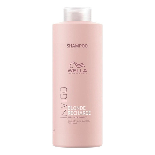 Shampoo Wella Professionals Invigo Blonde Recharge en botella de 1000mL por 1 unidad