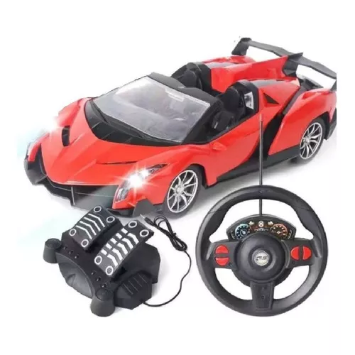 Carro Controle Remoto Para Criança Racing Raptor Vermelho