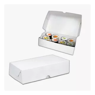 Cajas Para Sushi 12 Piezas Laminadas Pack X 50 U  Excelentes