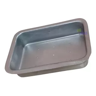 Charola Perforada Sin Tapa Para Esterilizar De Acero Inox