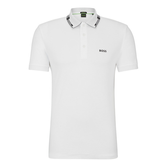 Polo Boss Para Hombre Corte Slim Fit De Algodón Interlock