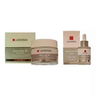 Lidherma Hyaluronic 4d Serum + Crema Facial Acidohialuronico
