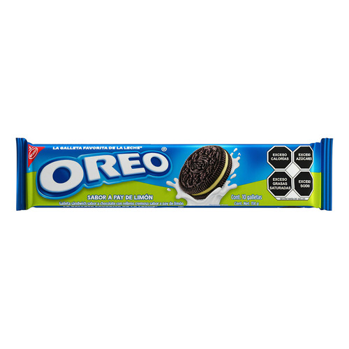 Galleta Oreo Pay de Limón sin sal 114 g