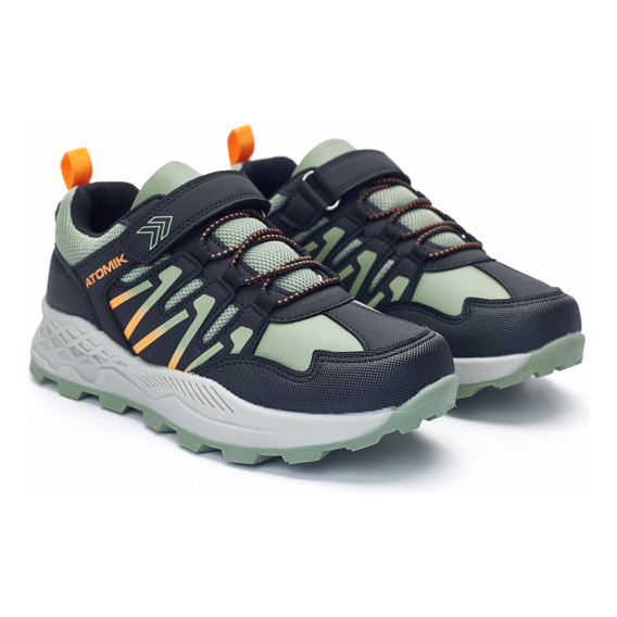 Zapatilla De Trekking Militar Nepal Niños Atomik