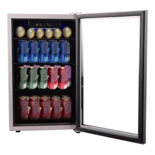 Frigobar 88 Latas O 25 Botellas De Vino, Efmis9000 Xchws P Color Plateado