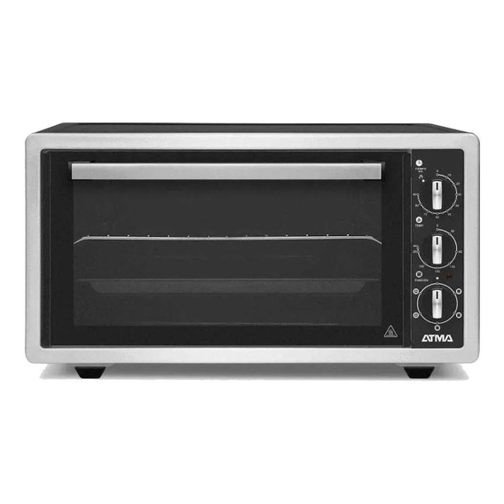 Horno Eléctrico Grill Atma Hg5021 Por Convección De 50 Lts. Color Negro