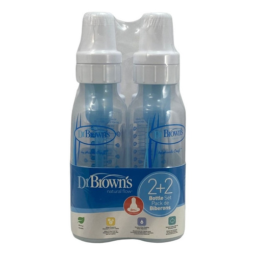 Dr. Browns  Botellas Para Bebe 4 Piezas   4oz Y 8 Oz