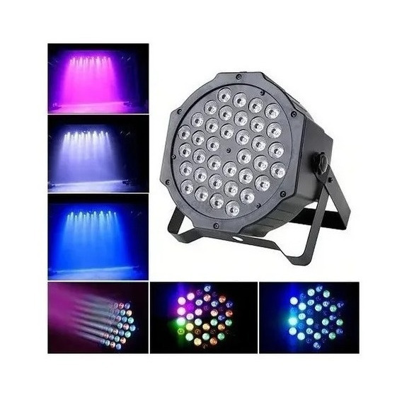 Cañon De Leds 36 Par Audio Rítmico Multicolor Fiestas Dmx