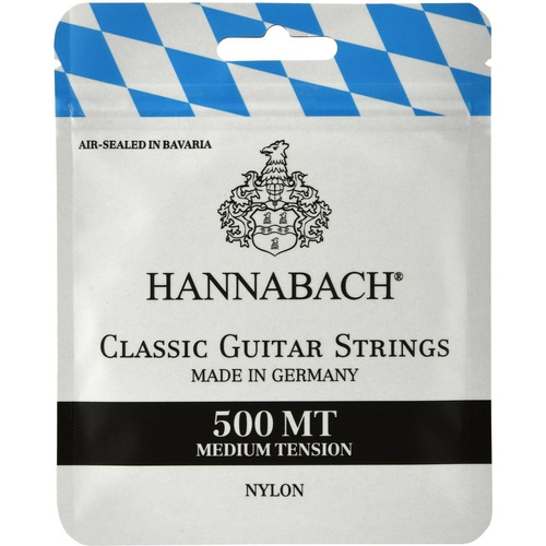 Hannabach Encordado 500mt Medium Tension Guitarra Clasica