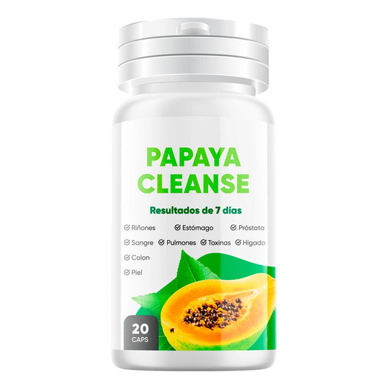 Papaya Enzima Cleanse 20 Capsulas