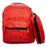 Queens Mochila De Mujer Chica Urbana Con Cartuchera Mo01 Color Rojo Qv19336