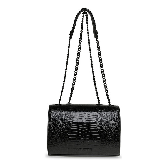 Bolsa Bcala-c Steve Madden Mujer Acabado De Los Herrajes Negro Color Negro Color De La Correa De Hombro Negro Diseño De La Tela Estampado En Croco