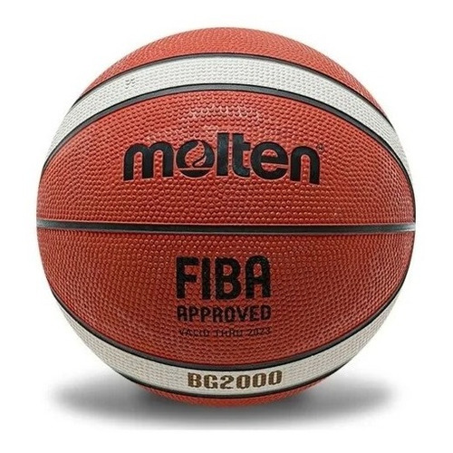 Balón Pelota Basketball Molten Bg2000 Color Naranja