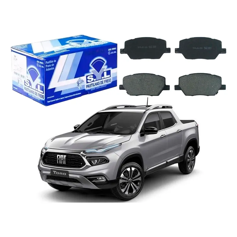 Pastilha Freio Dianteira Fiat Toro 1.8 16v Flex 2021 A 2022
