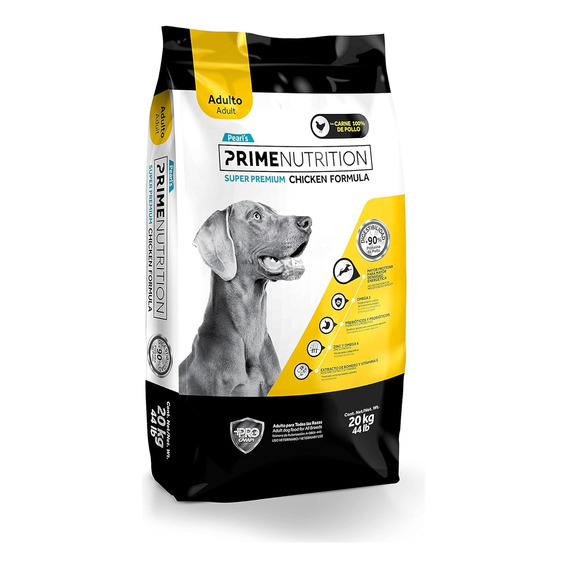 Alimento Seco Pearl's Prime Nutrition Adulto Chiken De 20kg